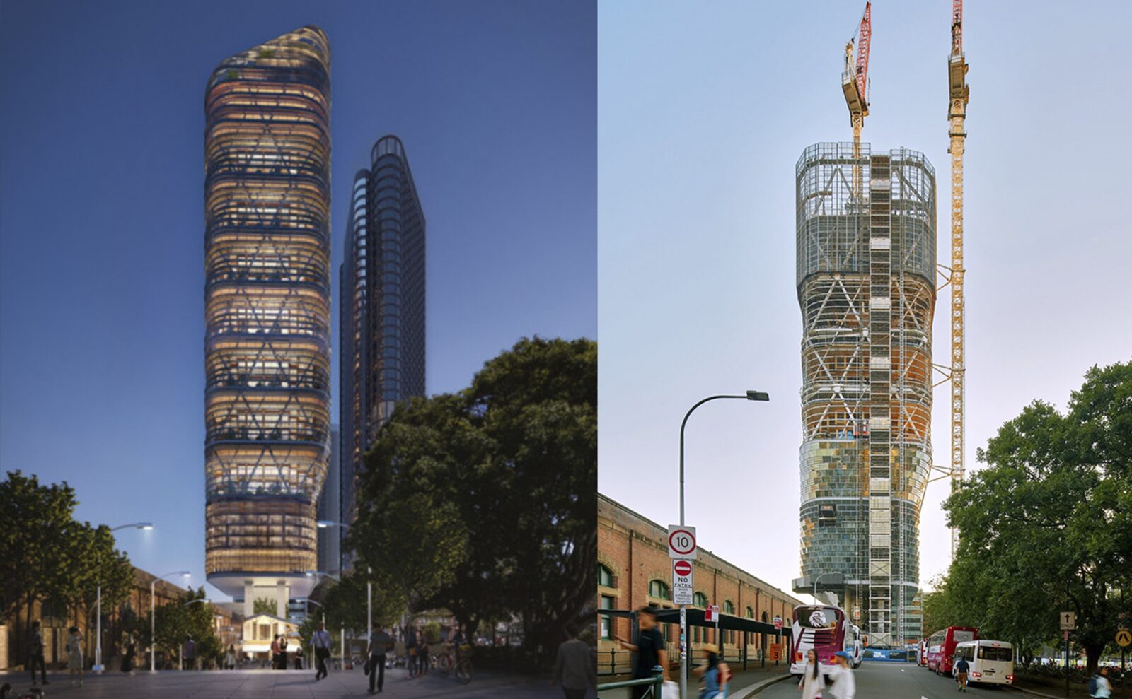 Atlassian Central tall hybrid timber tower in Sydney
